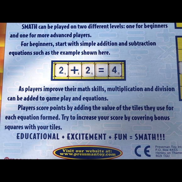 SMATH math learning board game - Picture 4 of 8